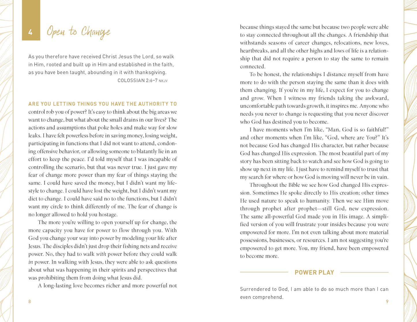 The Power in Surrender: 100 Ways to Tap into the Courage to Trust Gods Plan Over Fear, Worry, and Doubt (A 100-Day Devotional)