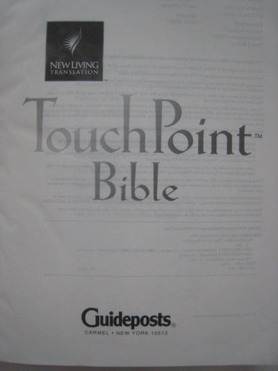 TouchPoint Bible NLT (New Living Translation) by Beers, Gilb