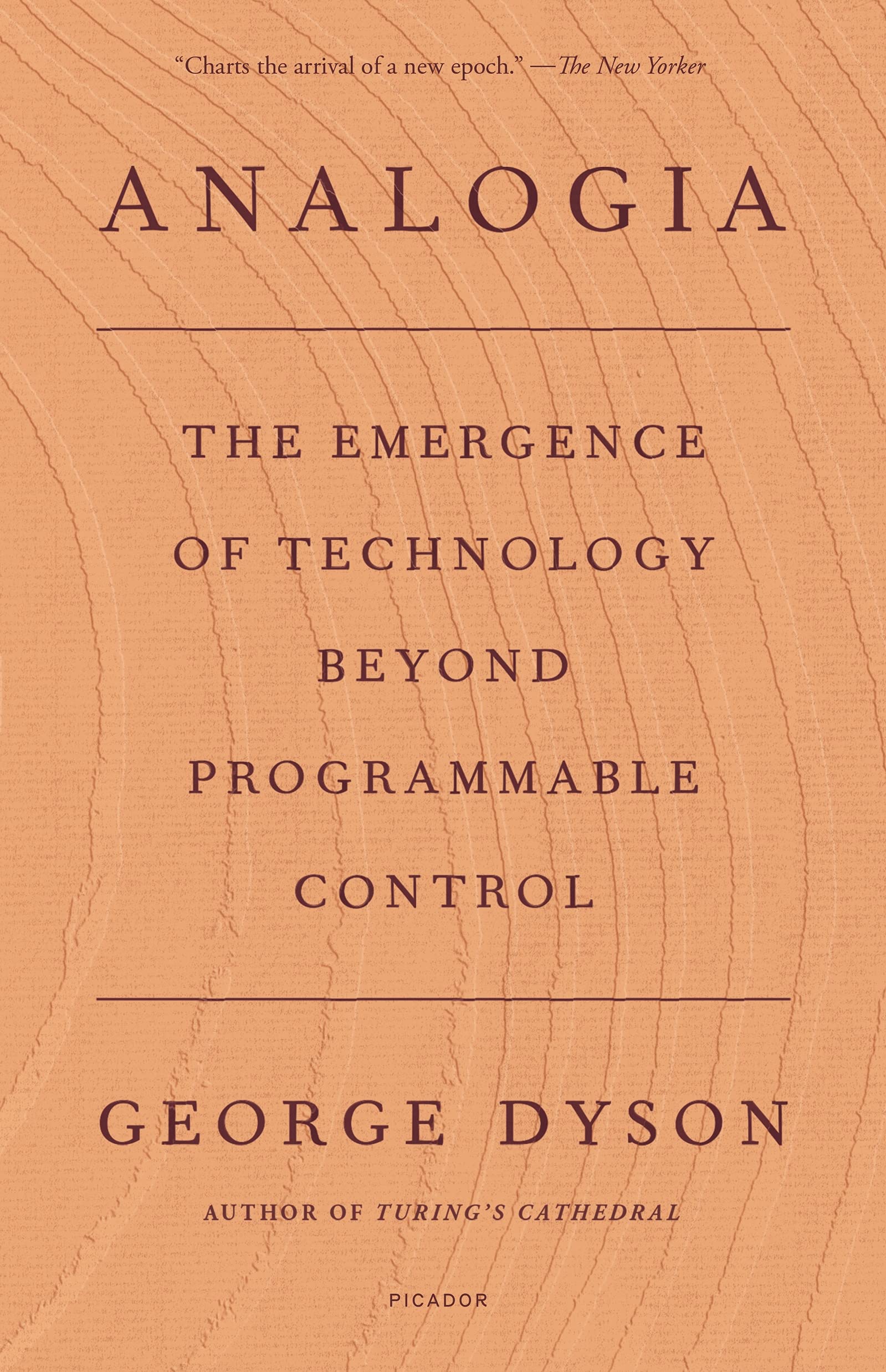 Analogia: The Emergence of Technology Beyond Programmable Control