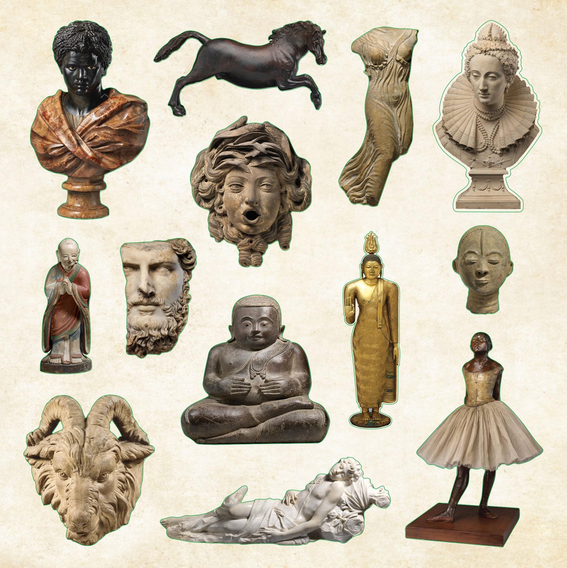 Museum Treasures Sticker Book (over 740 stickers!) (Sticker Books)