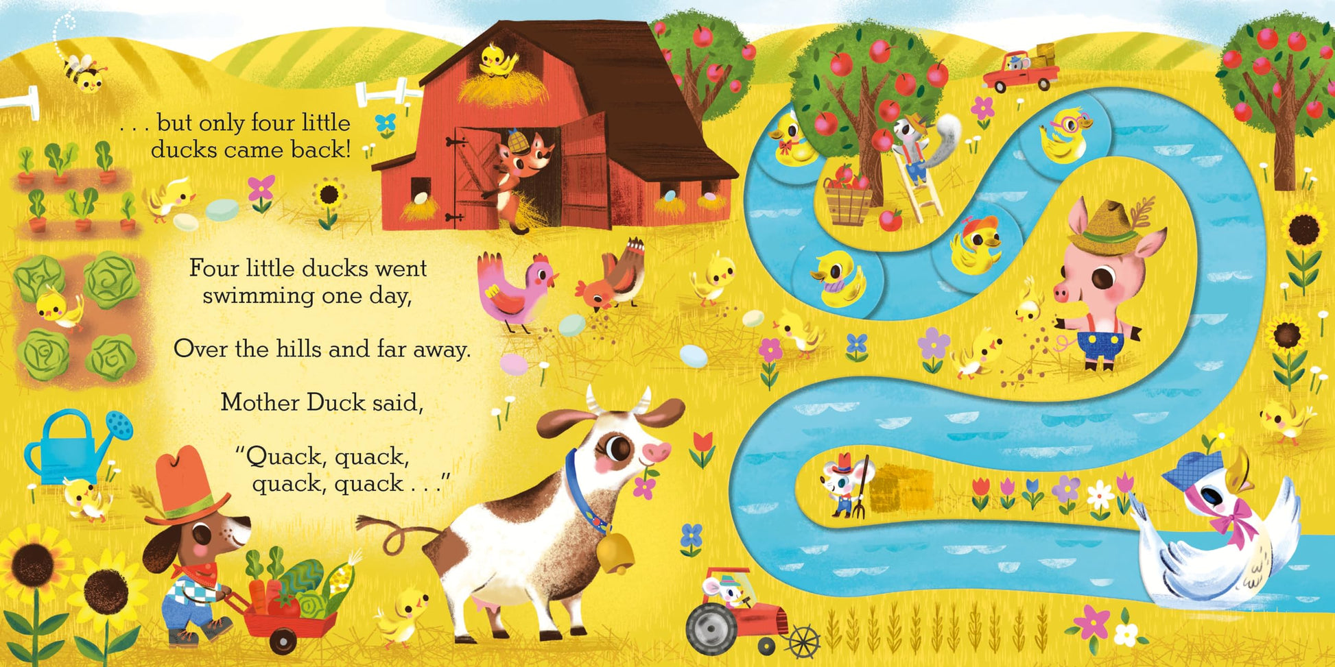 Macmillan Childrens Books Five Little Ducks A Nursery Rhyme Counting Book for Toddlers (Slide and Count).