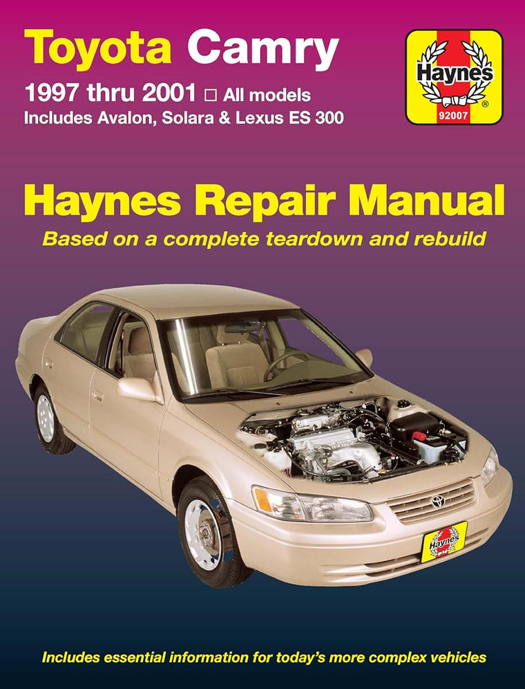 Toyota Camry, Avalon, Solara & Lexus ES 300 1997 thru 2001 Haynes Repair Manual