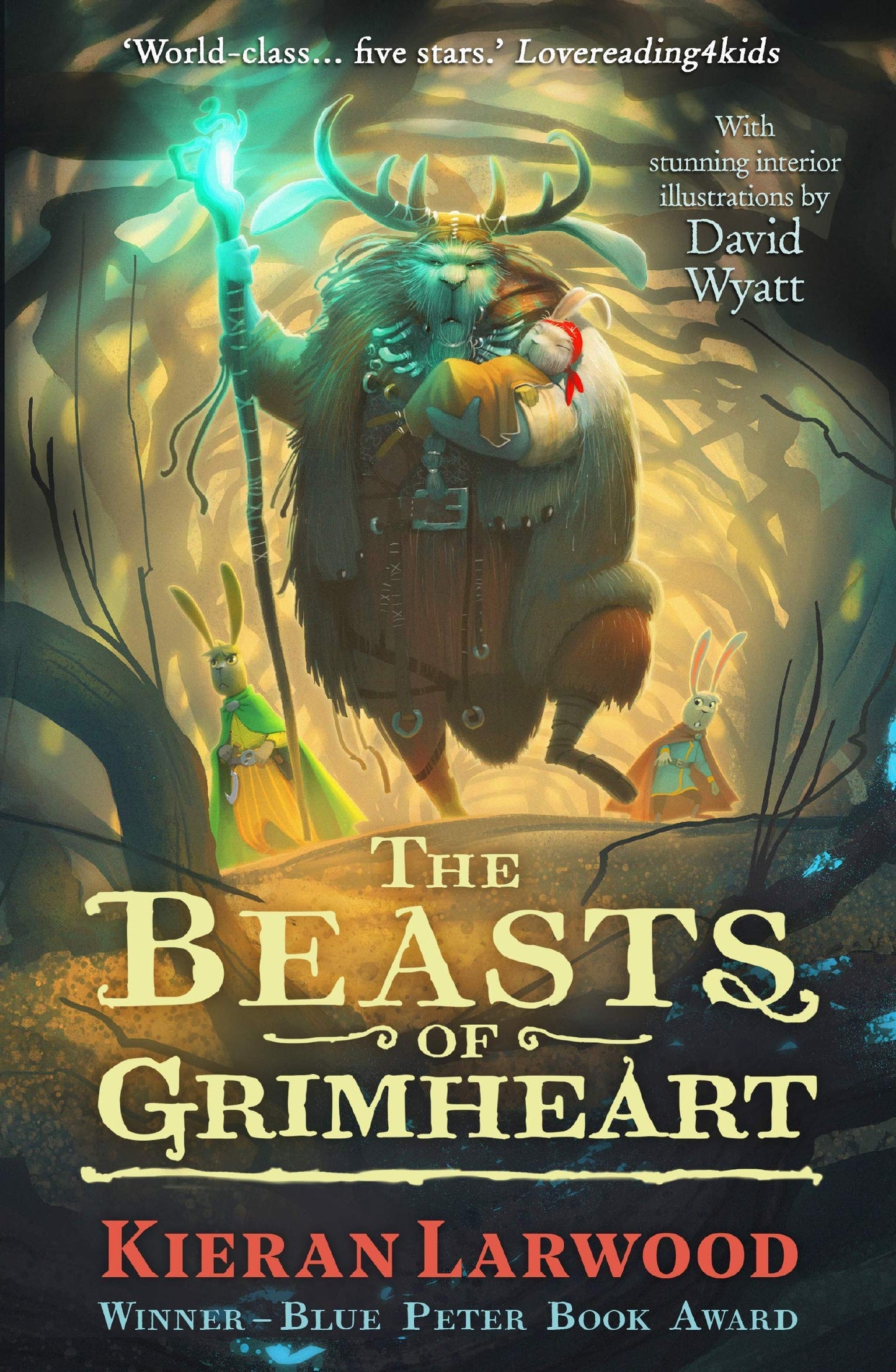 Five Realms Kieran Larwood Collection 4 Books Set (The Legend of Podkin One-Ear, Uki and the Outcasts, The Gift of Dark Hollow, The Beasts of Grimheart)