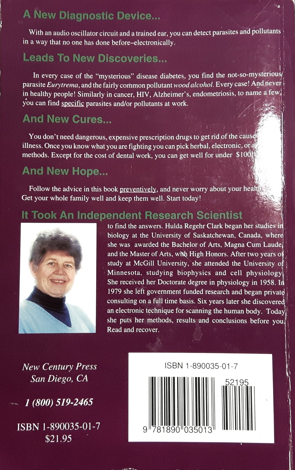 The Cure for All Diseases: With Many Case Histories by Clark