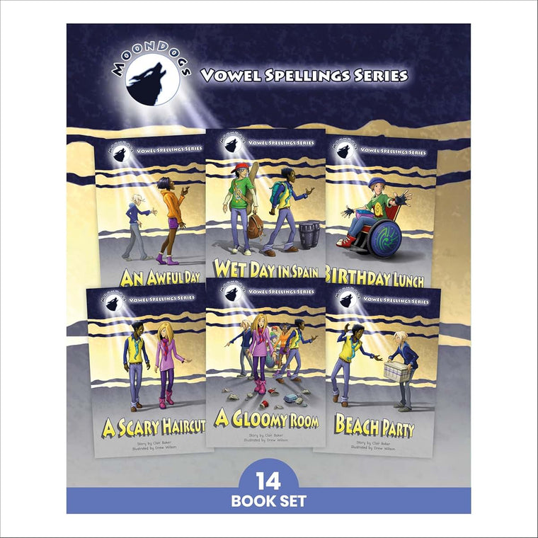 Phonic Books Moon Dogs Set 3 Vowel Spellings Decodable Books for Older Readers (Two Spellings for a Vowel Sound) (Phonic Books Catch-Up Decodable Readers)