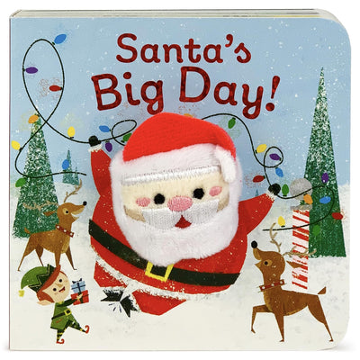 Santa's Big Day Finger Puppet Christmas Board Book Ages 0-4 (Finger Puppet Board Book)
