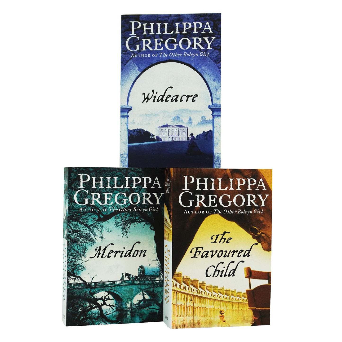Wildacre Trilogy Collection 3 Books Set By Philippa Gregory(Wideacre, The Favoured Child & Meridon)