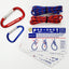 Knot Tying Kit  Pro-Knot Best Rope Knot Cards, two practice cords and a carabiner