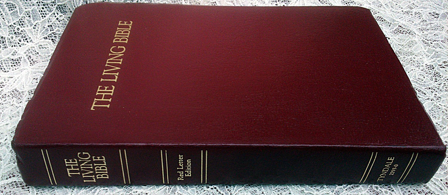 The Living Bible: Deluxe Award Edition (Burgundy Leatherette)