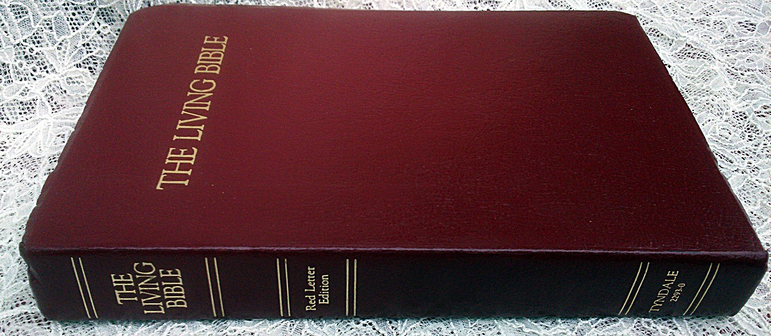 The Living Bible: Deluxe Award Edition (Burgundy Leatherette)