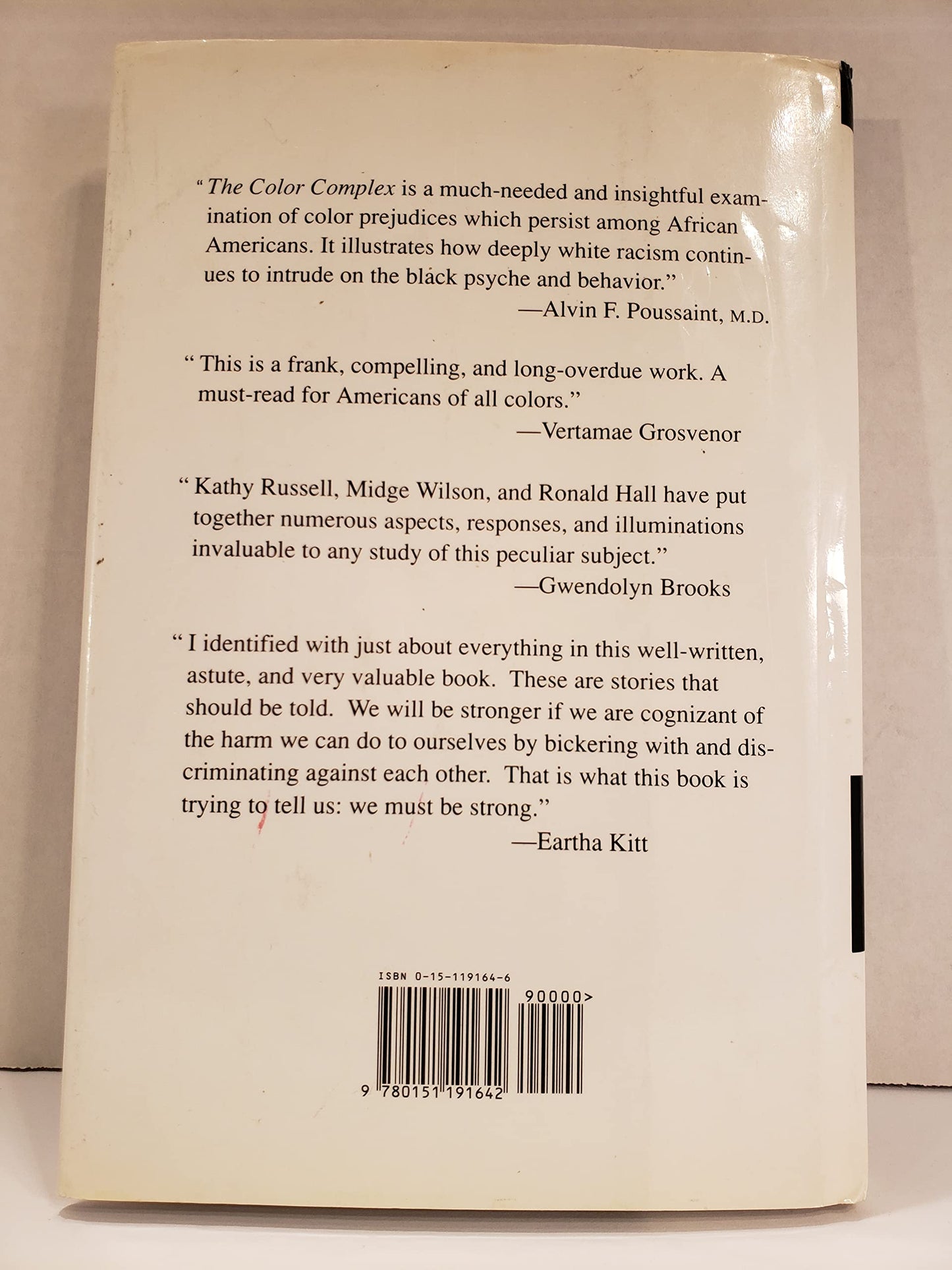 The Color Complex: The Politics of Skin Color Among African Americans