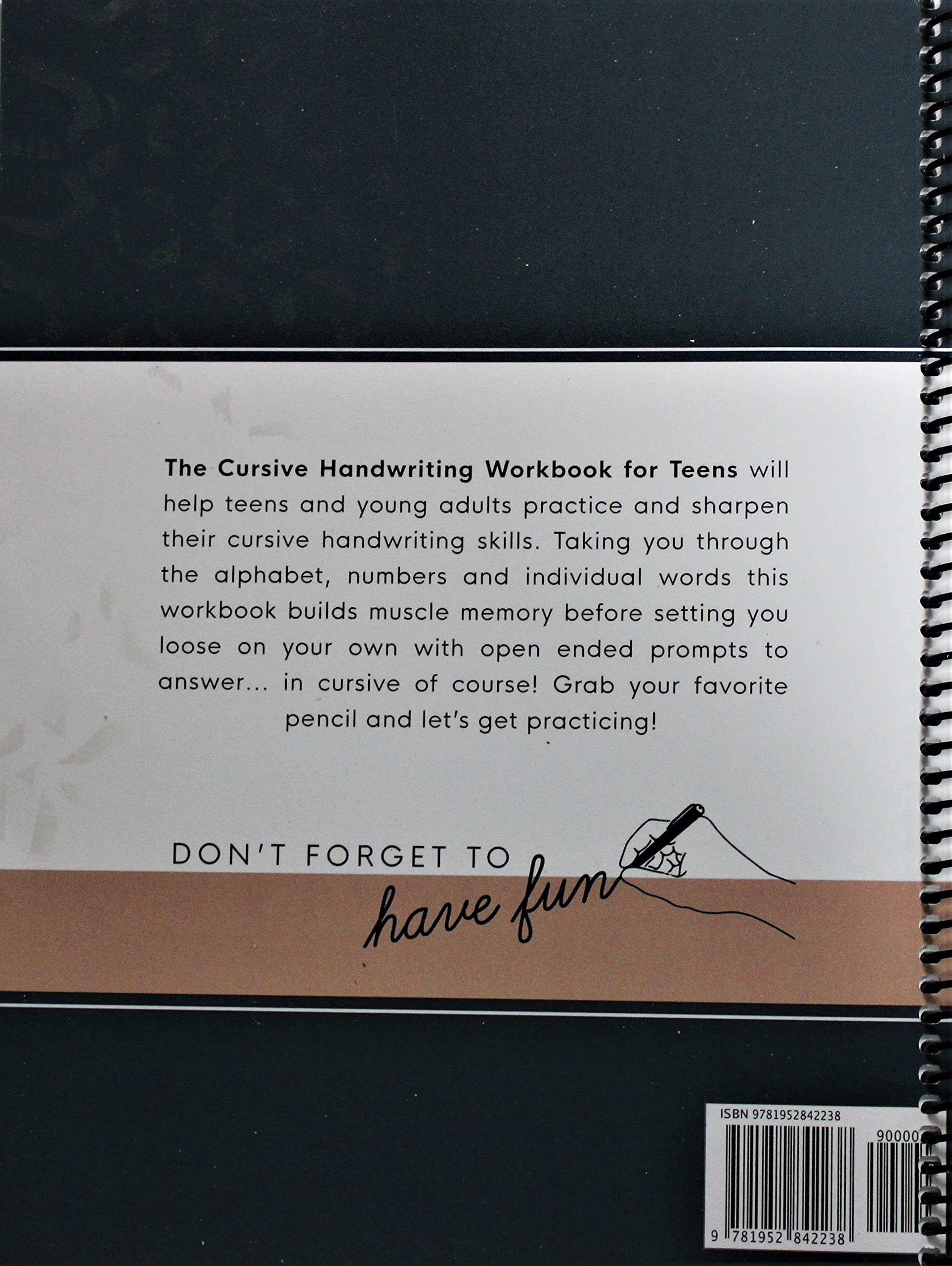 The Cursive Handwriting Workbook for Teens: Learn the Art of Penmanship in this Cursive Writing Practice book with Motivational Quotes and Activities for Young Adults and Teenagers