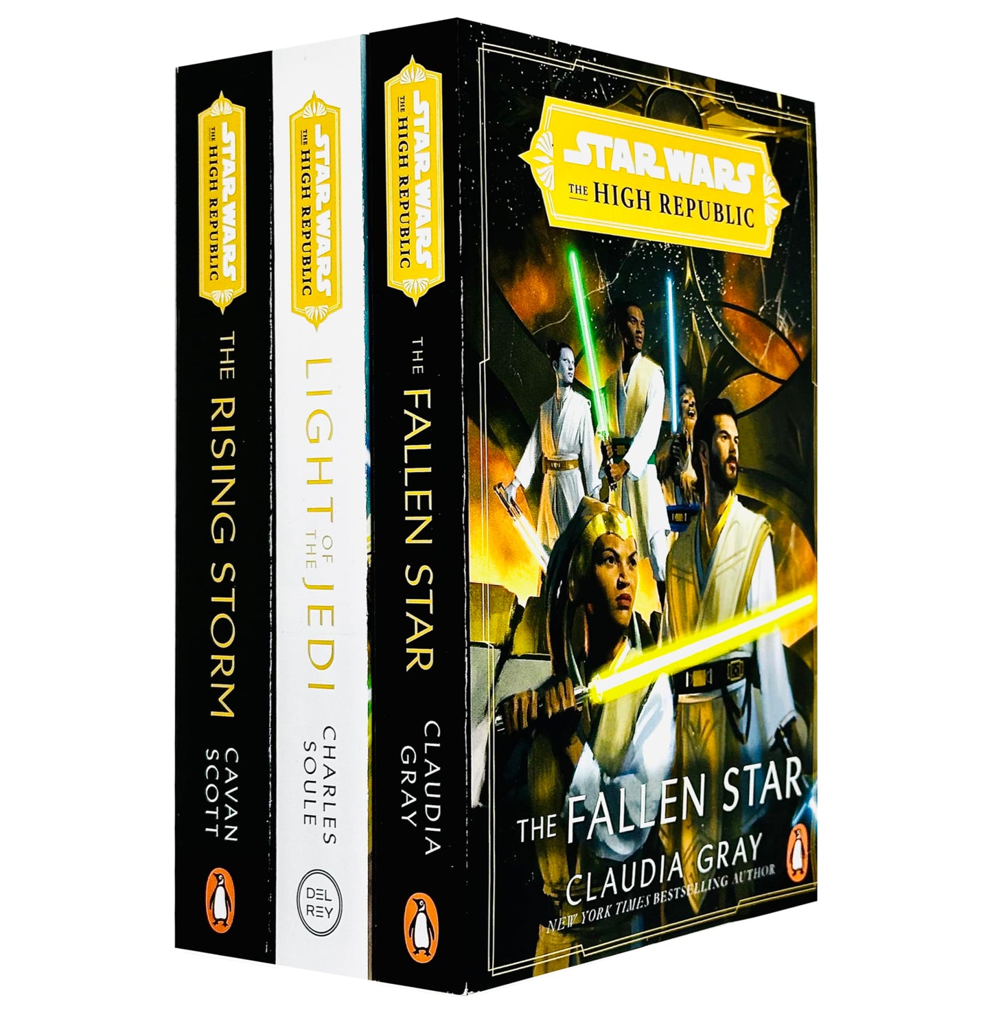 Star Wars: The High Republic Series 3 Books Collection Set (Light of the Jedi, The Rising Storm & The Fallen Star)