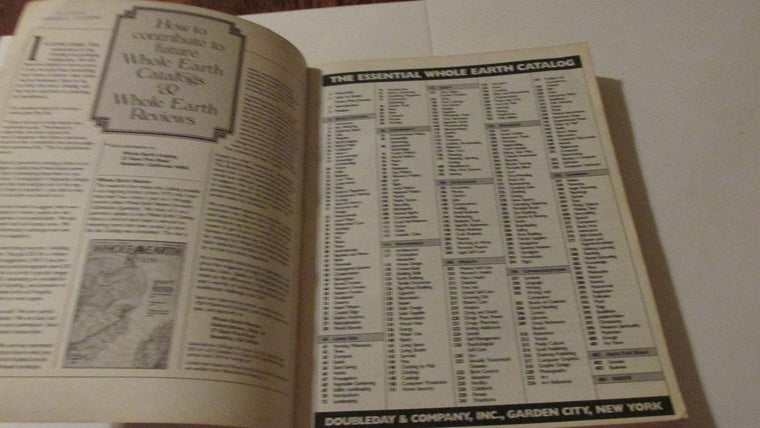 The Essential Whole Earth Catalog — back cover