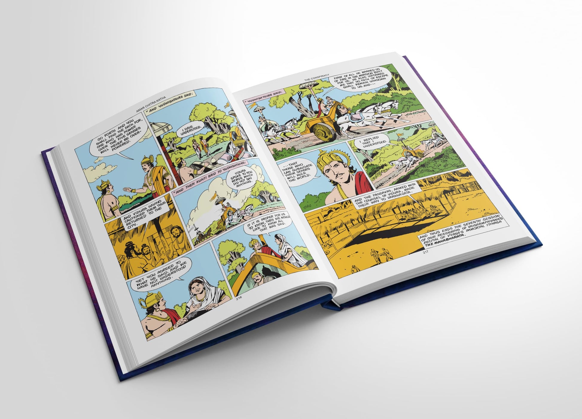 Mahabharata Collection: 42 Books in 3 Volumes  Indian Mythology & History  Children's Comic Books  Amar Chitra Katha