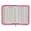 KJV Holy Bible, Mini Pocket Size, Faux Leather Red Letter Edition - Ribbon Marker, King James Version, Pink/Saddle Tan, Zipper Closure, 6.2" x 4.3" (KJV Pocket Editions)
