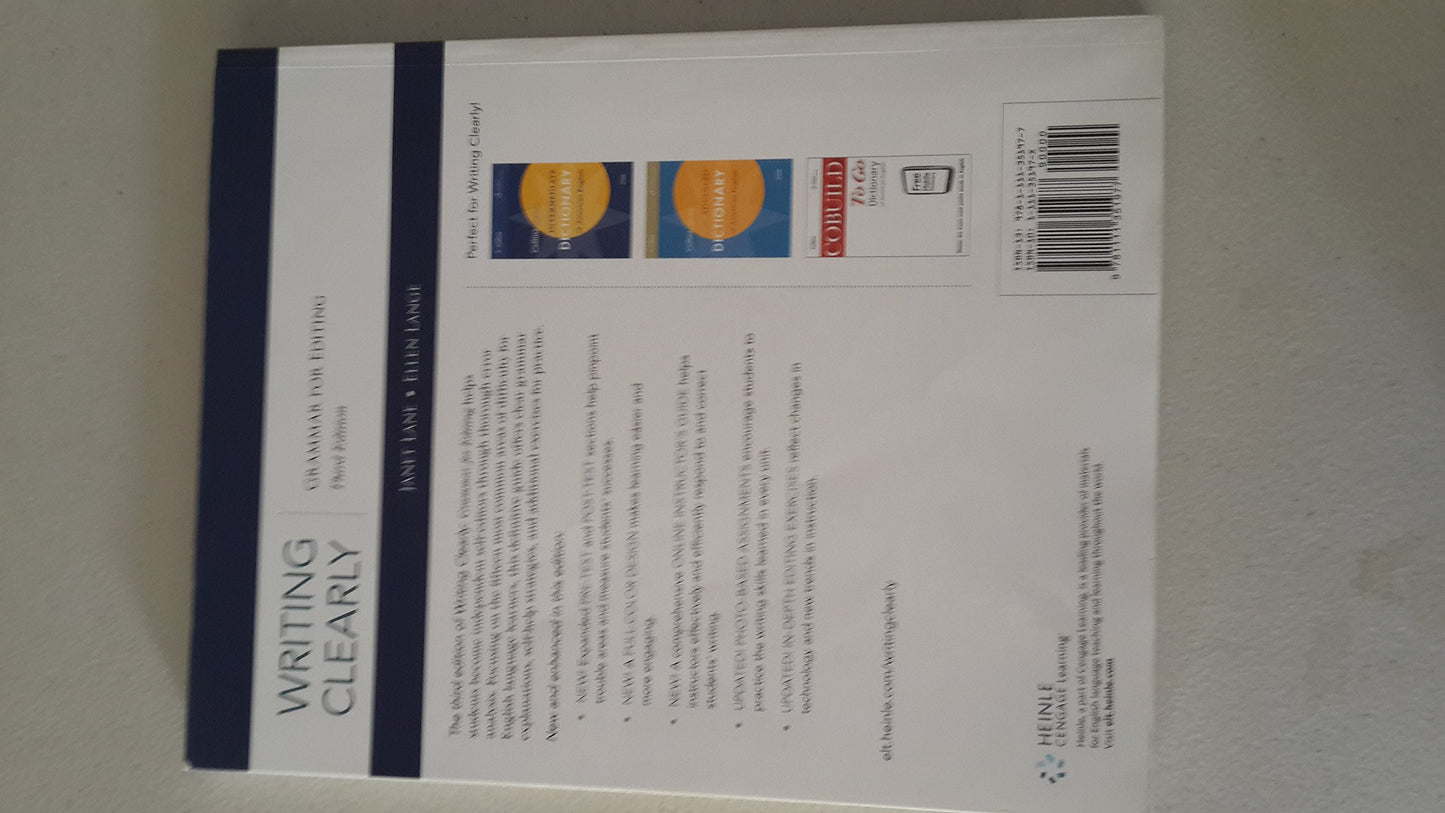 Writing Clearly: Grammar for Editing, 3rd Edition