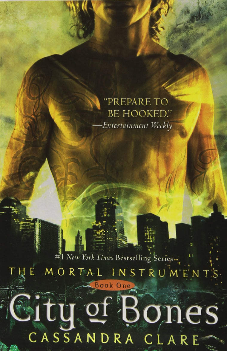 The Mortal Instruments: City of Bones / City of Ashes / City of Glass / City of Fallen Angels — back cover