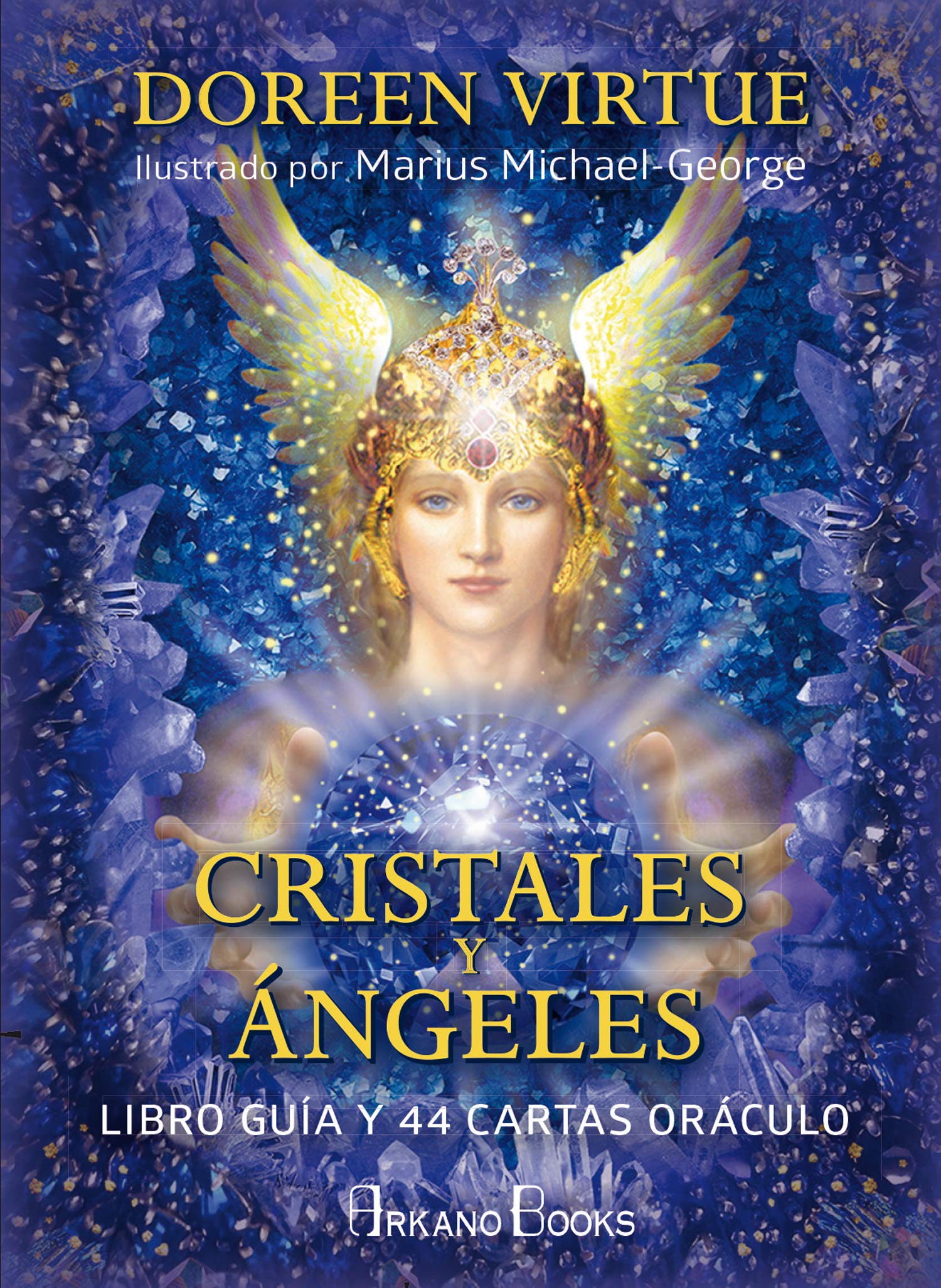 Cristales y ?ngeles: Libro gu?a y 44 cartas or?culo