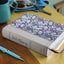 NIV, Verse Mapping Bible, Leathersoft, Navy Floral, Thumb Indexed, Comfort Print: Find Connections in Scripture Using a Unique 5-Step Process