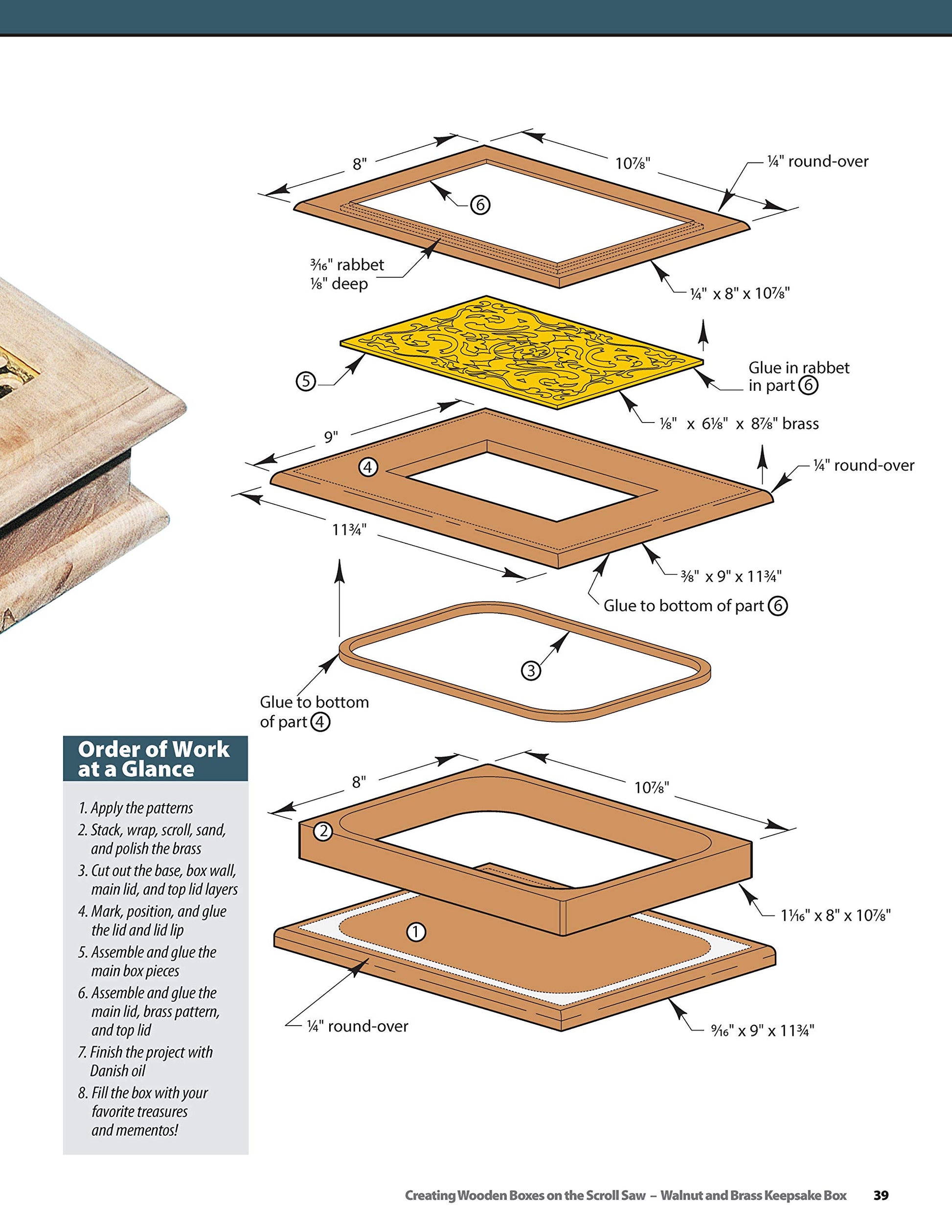 Creating Wooden Boxes on the Scroll Saw: Patterns and Instructions for Jewelry, Music, and Other Keepsake Boxes (Fox Chapel Publishing) 25 Fun Projects (The Best of Scroll Saw Woodworking & Crafts)