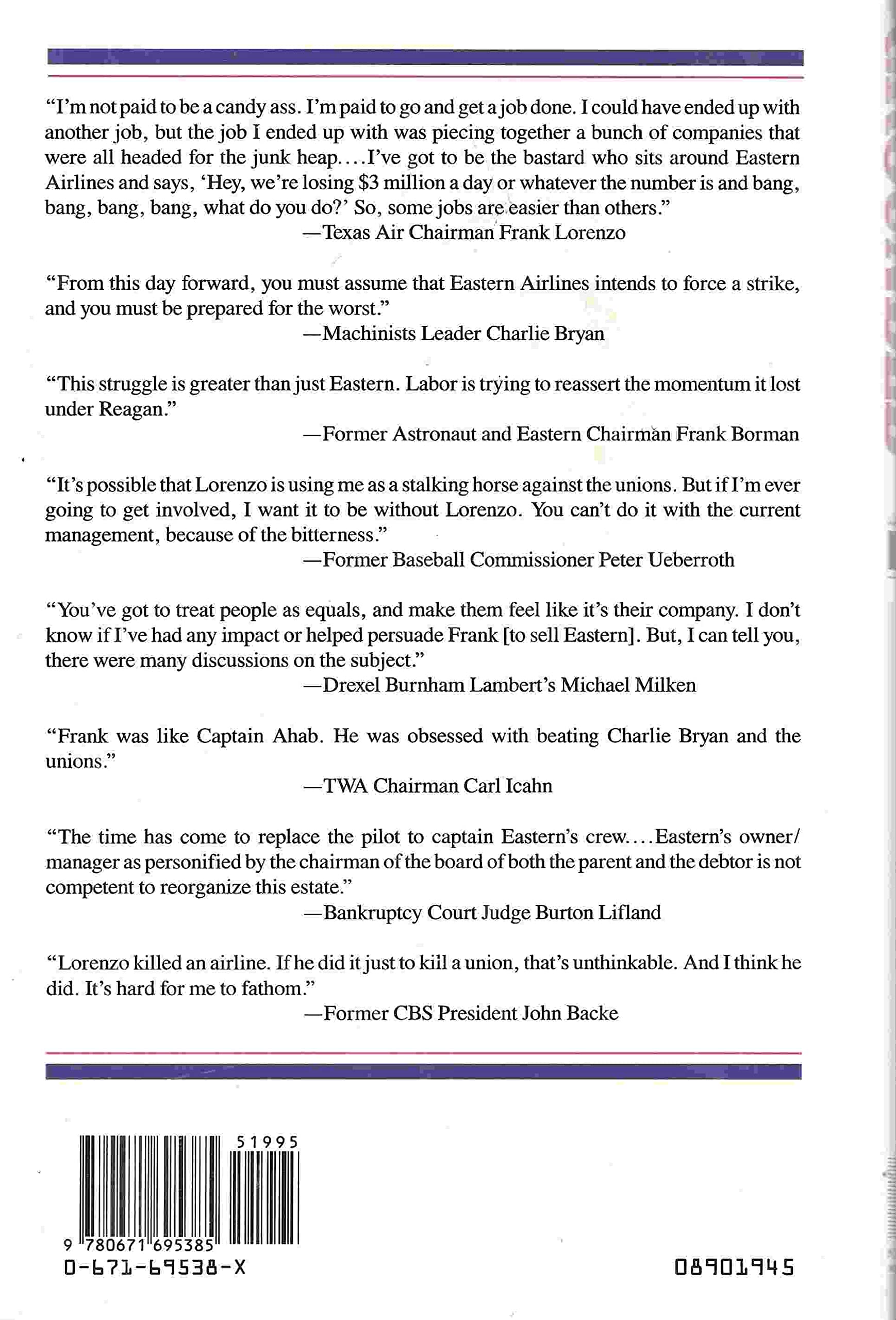 Grounded: Frank Lorenzo and the Destruction of Eastern Airlines