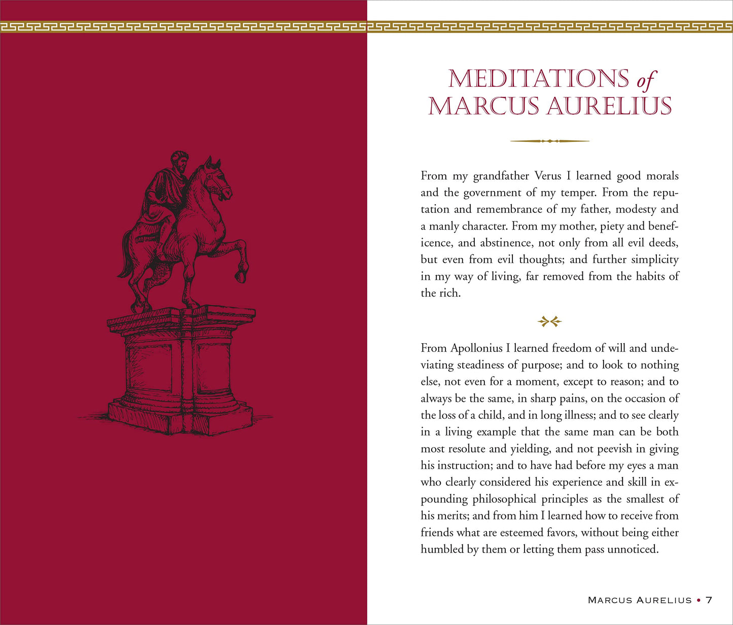 Meditations of Marcus Aurelius (Deluxe Hardcover Edition, George Long translation)