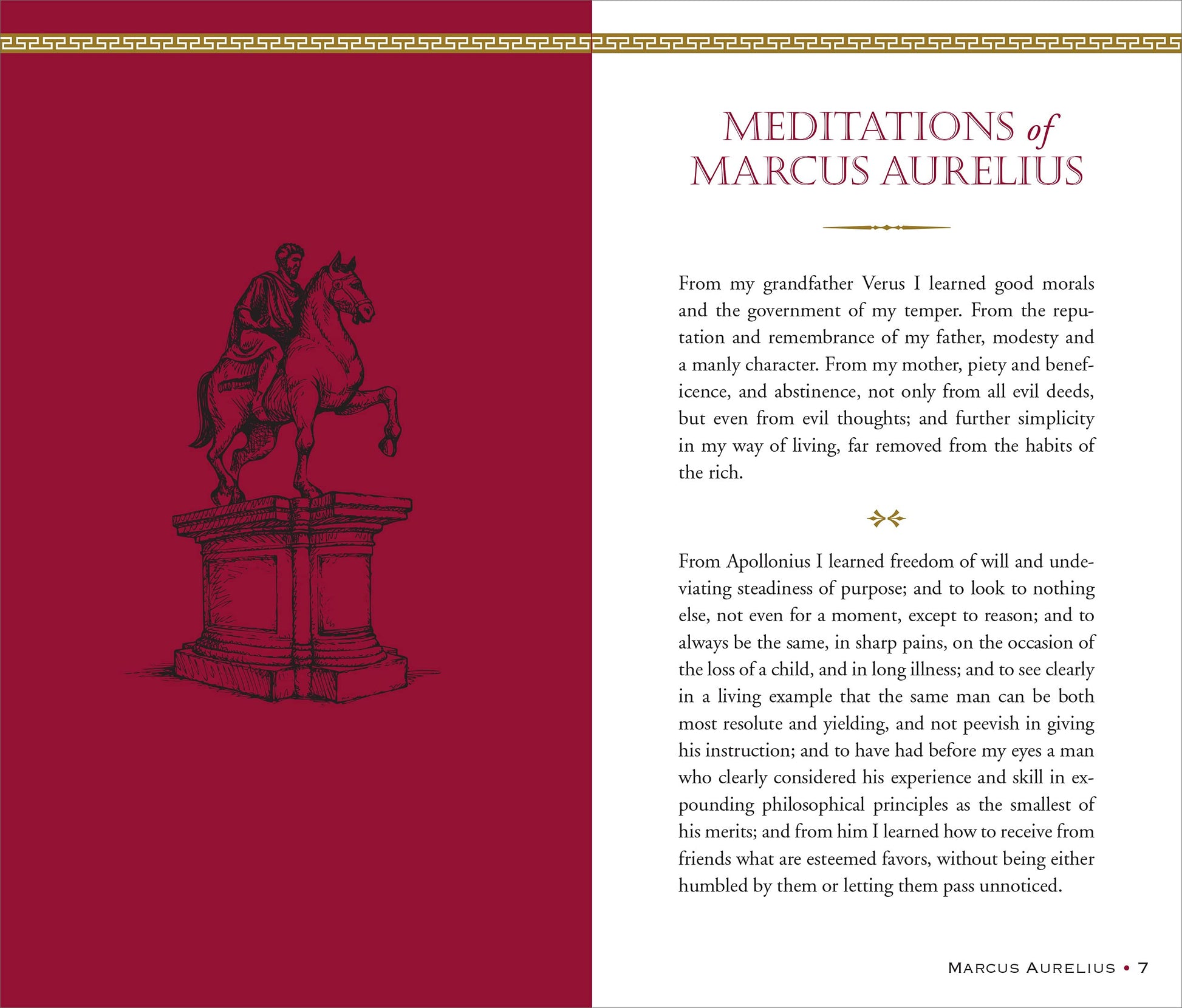 Meditations of Marcus Aurelius (Deluxe Hardcover Edition, George Long translation)