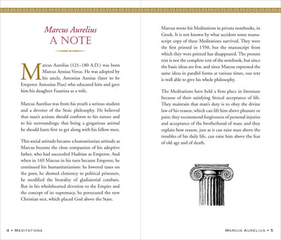 Meditations of Marcus Aurelius (Deluxe Hardcover Edition, George Long translation)