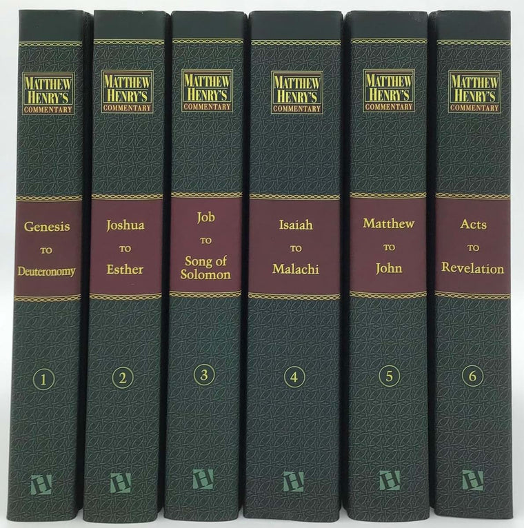 Matthew Henry's Commentary on the Whole Bible: New Modern Edition [6 volume - Set]