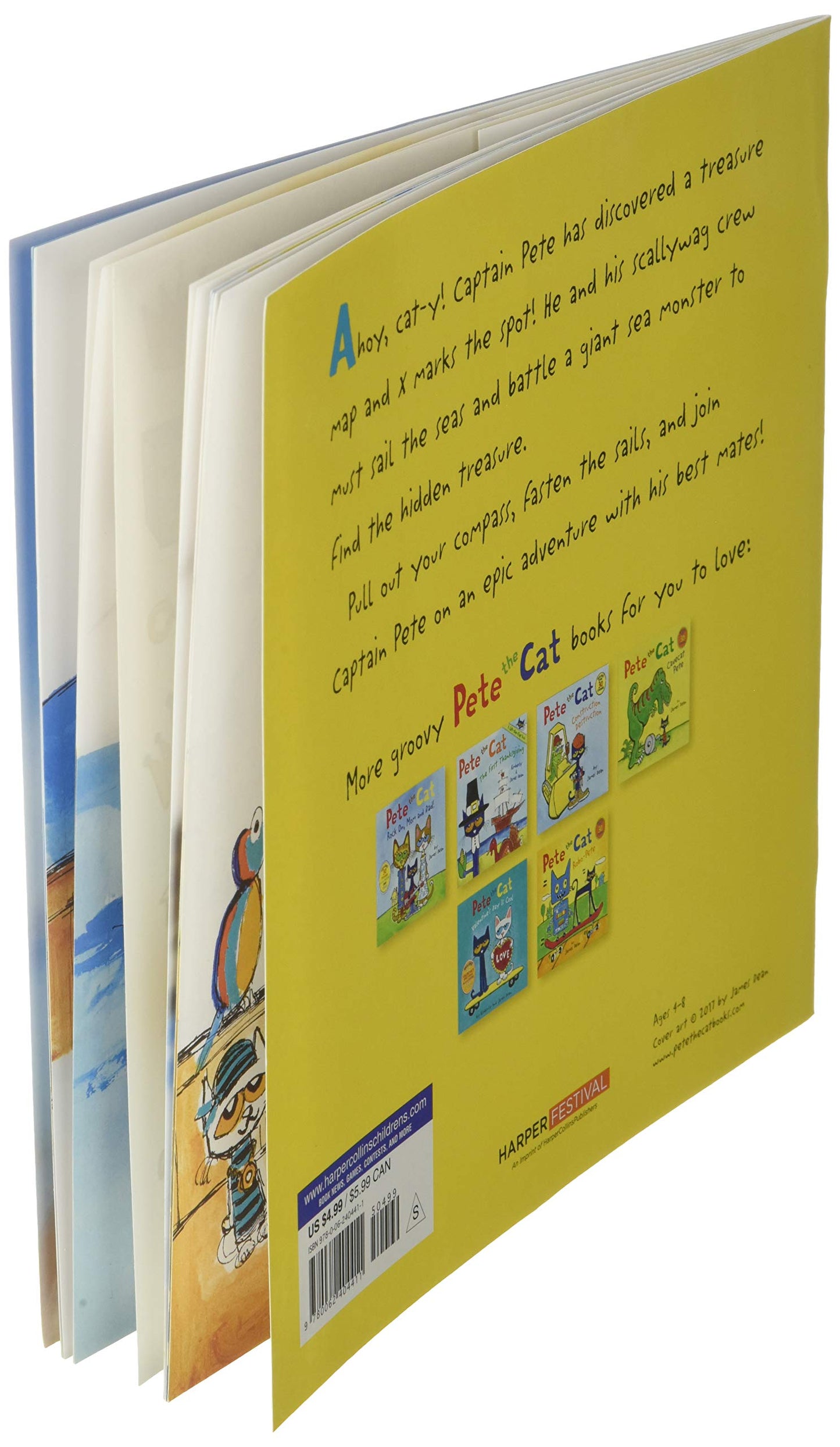 Pete the Cat and the Treasure Map: A Swashbuckling Adventure for Kids