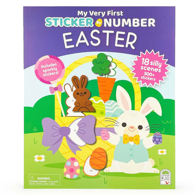 My Very First Sticker by Number Easter - Sticker Activity Book for Kids with Pull-Out Perforated Pages and 300+ Stickers