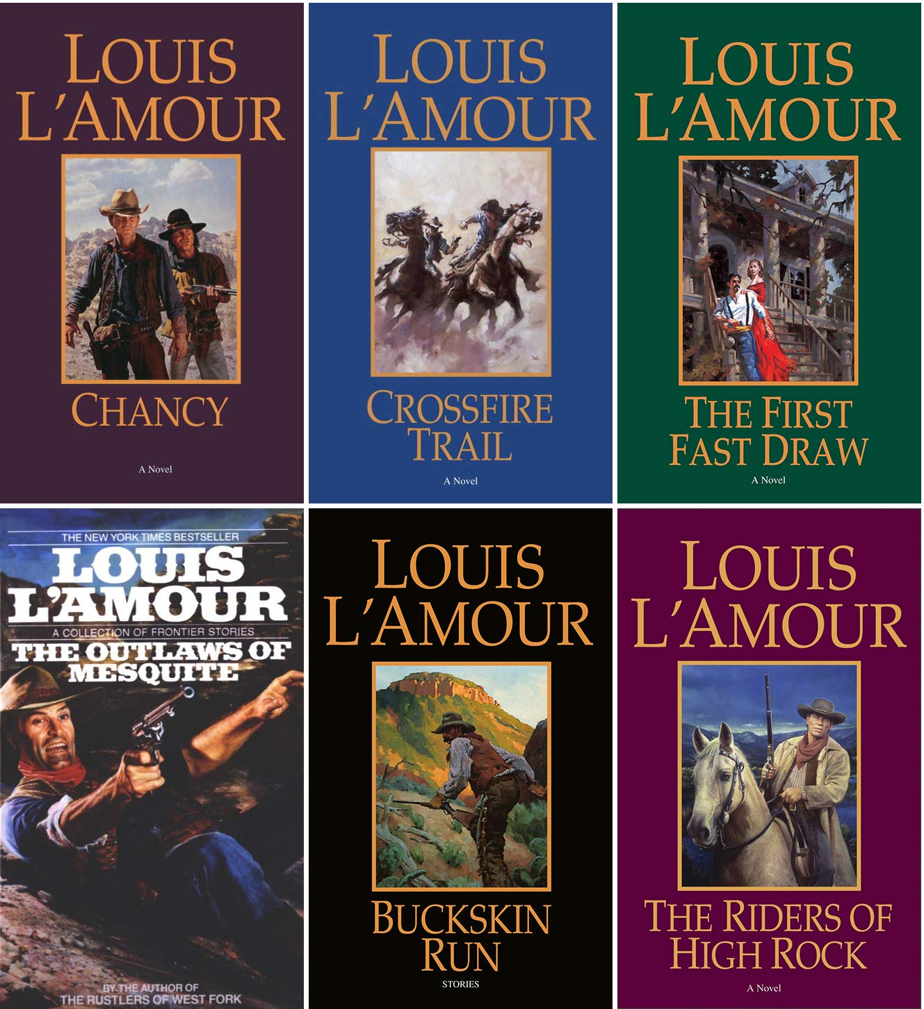 Louis L?Amour Western Novel Collection 24 Book Set