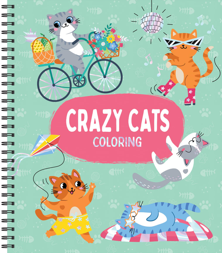 Crazy Cats Coloring (Simple and Sweet Coloring Book)