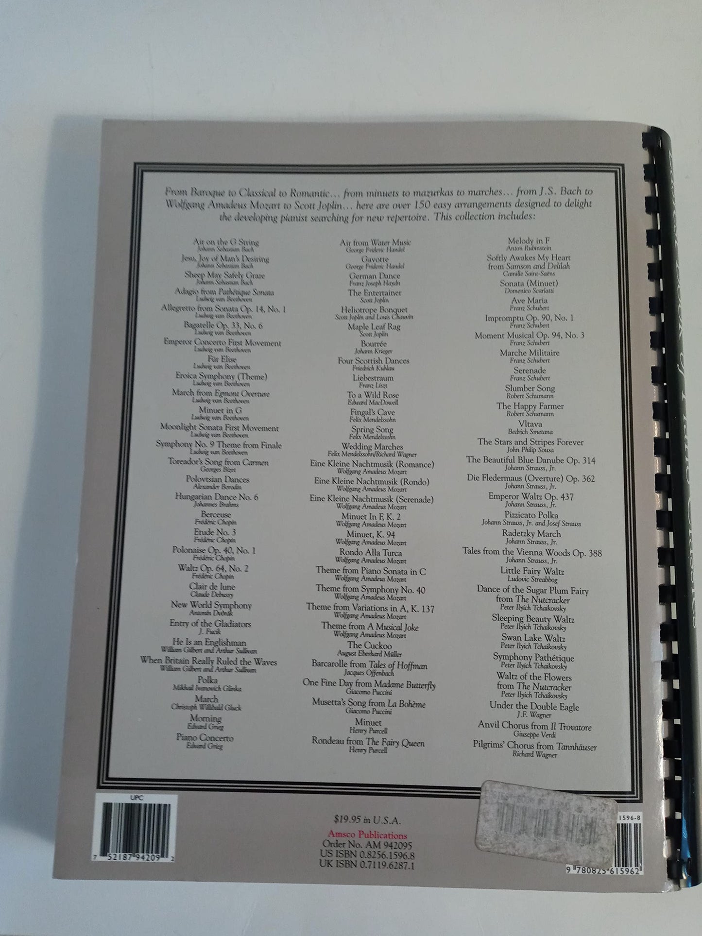 Easiest Book of Piano Classics