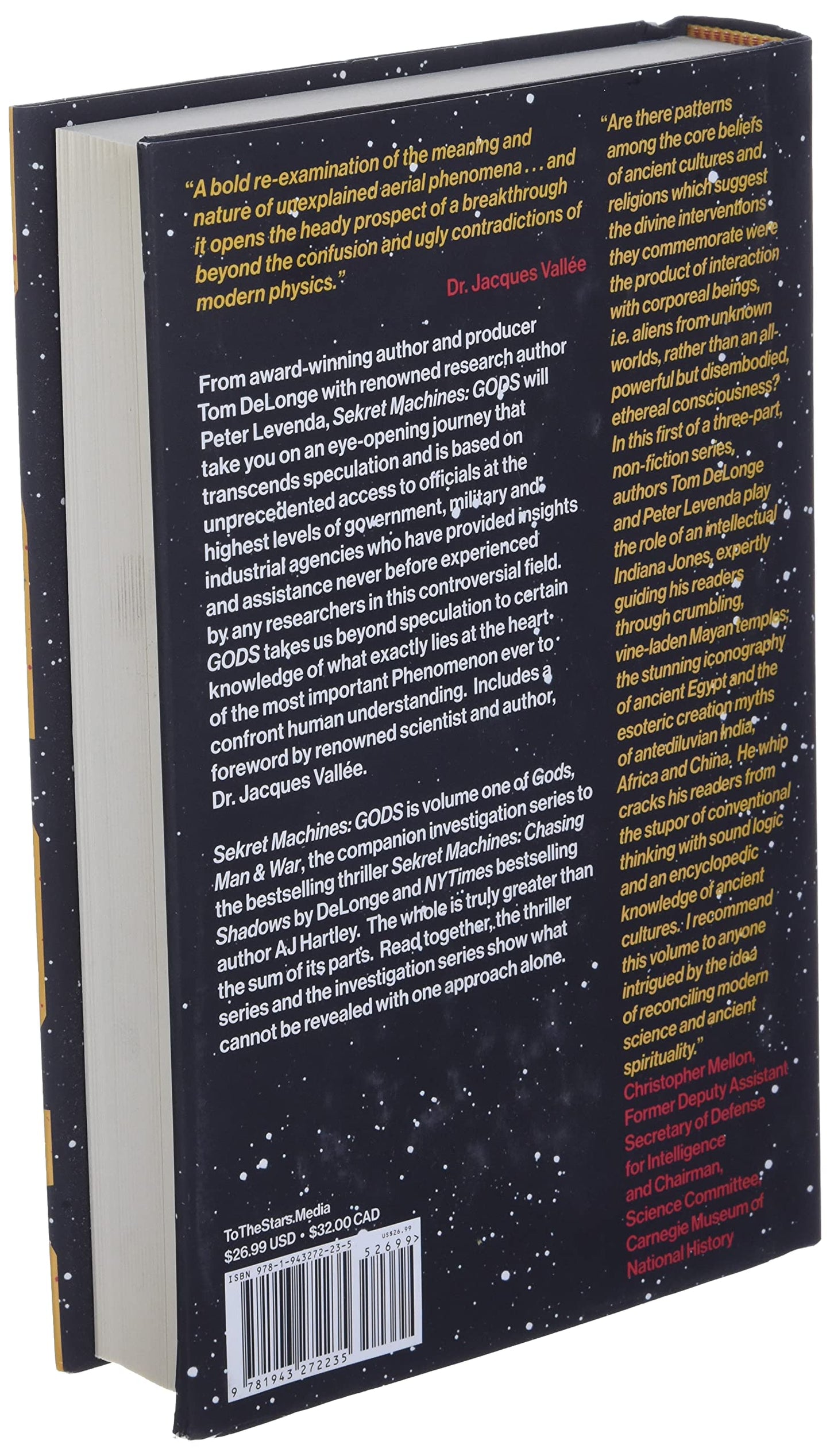 Sekret Machines: Gods: Volume 1 of Gods Man & War (1) (Sekret Machines: Gods Man & War) [Hardcover] DeLonge, Tom; Levenda, Peter and Vallee, Jacques [Hardcover] DeLonge, Tom; Levenda, Peter and Vallee, Jacques