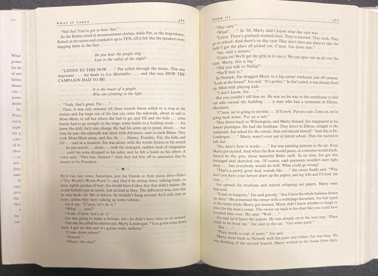 What It Takes: The Way to the White House — back cover