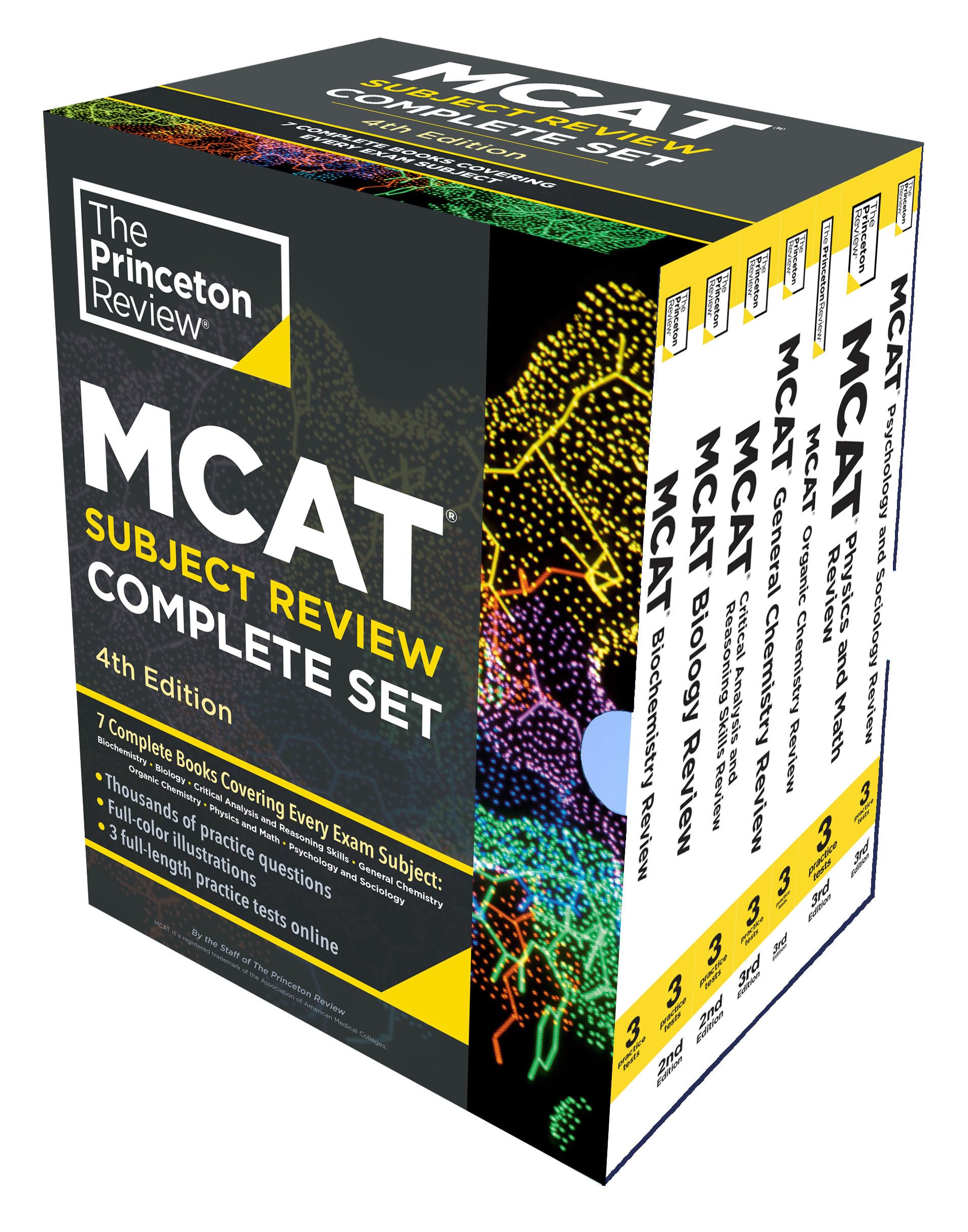 Princeton Review MCAT Subject Review Complete Box Set, 4th Edition: 7 Complete Books + 3 Online Practice Tests (Graduate School Test Preparation)