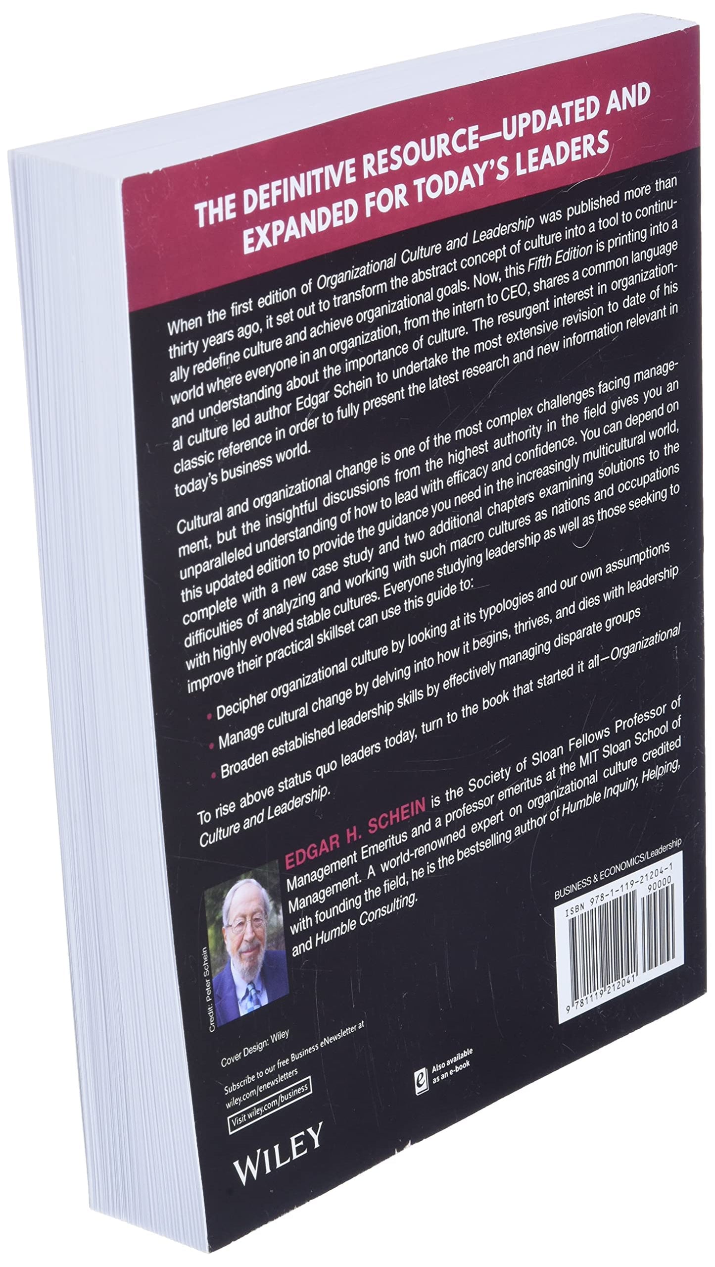 Organizational Culture and Leadership (Jossey-Bass Business)