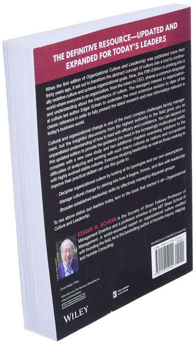 Organizational Culture and Leadership (Jossey-Bass Business)