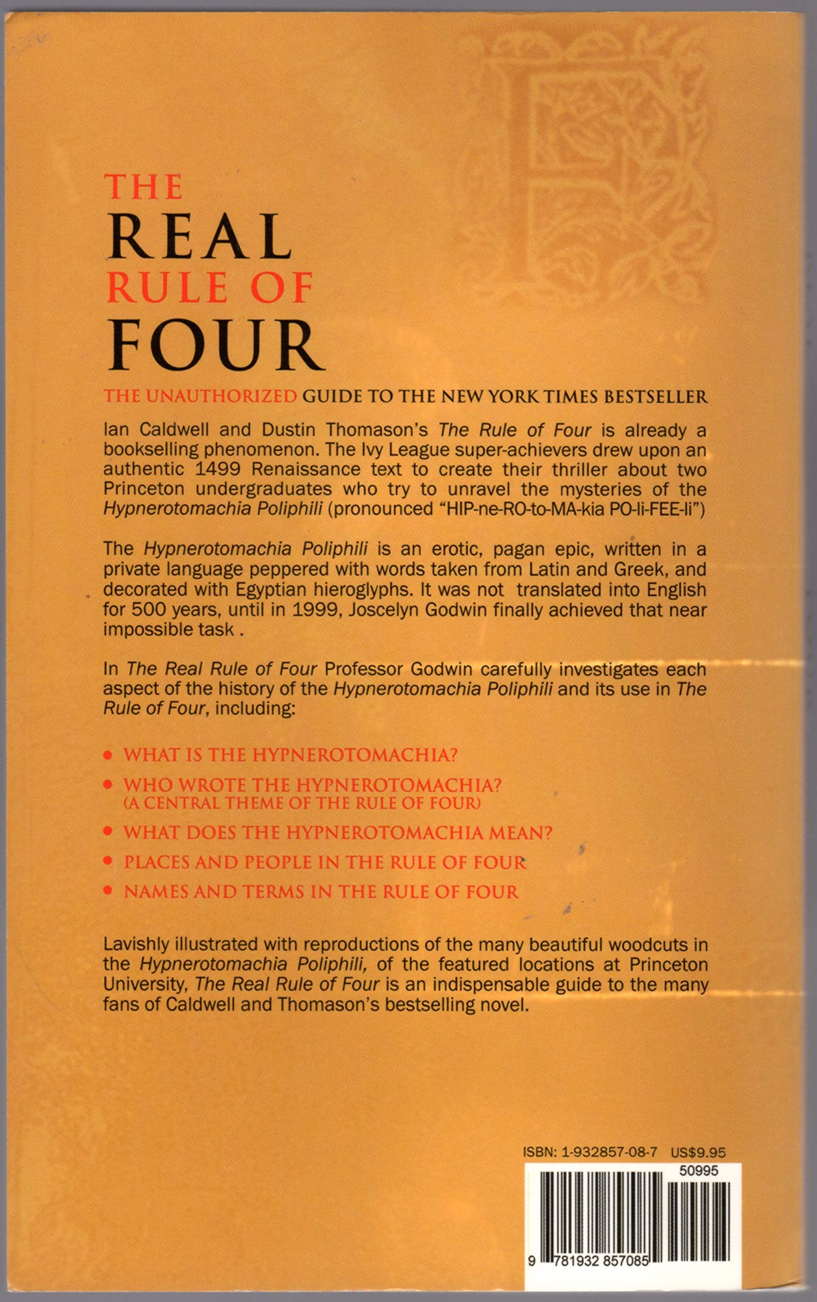 The Real Rule of Four: The Unauthorized Guide to the New York Times #1 Bestseller