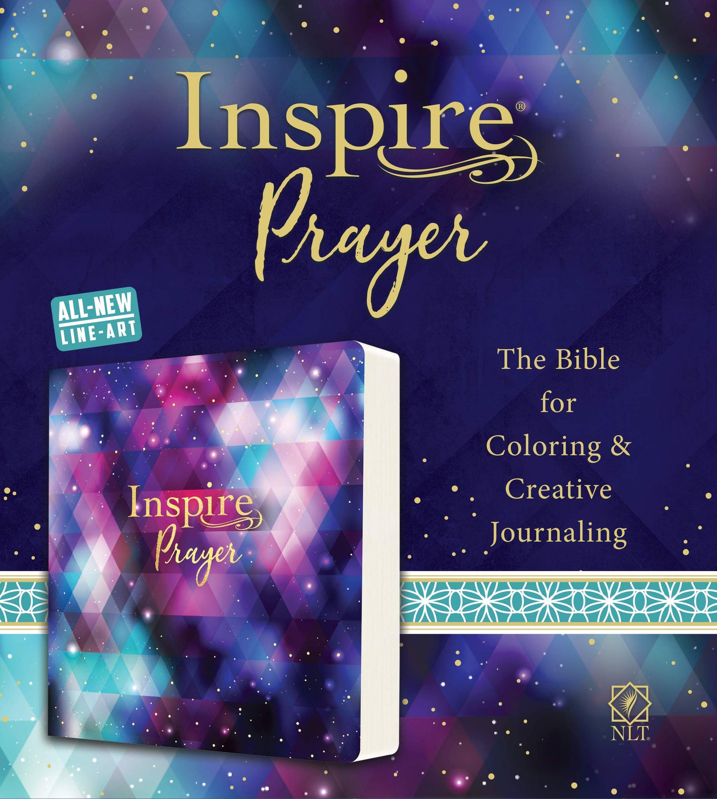 Inspire PRAYER Bible NLT (Softcover): The Bible for Coloring & Creative Journaling
