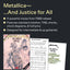 Metallica - ...And Justice for All  Guitar Tablature Songbook with Authentic Transcriptions  Play It Like It Is Sheet Music for Electric Guitar  Includes 9 Classic Metal Tracks