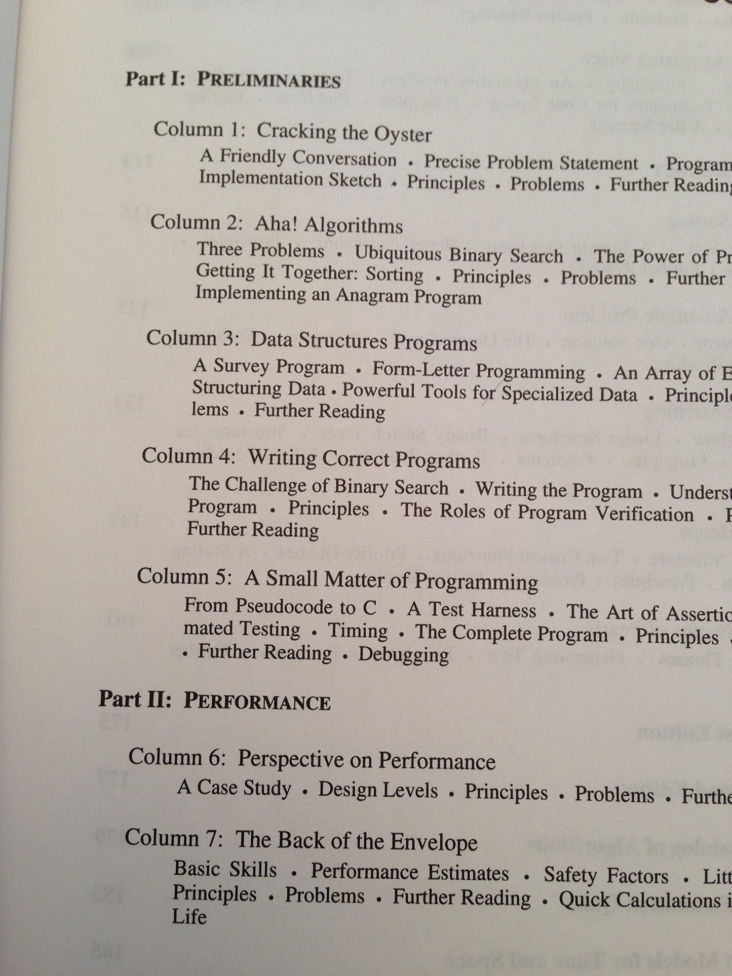 Programming Pearls (ACM Press)