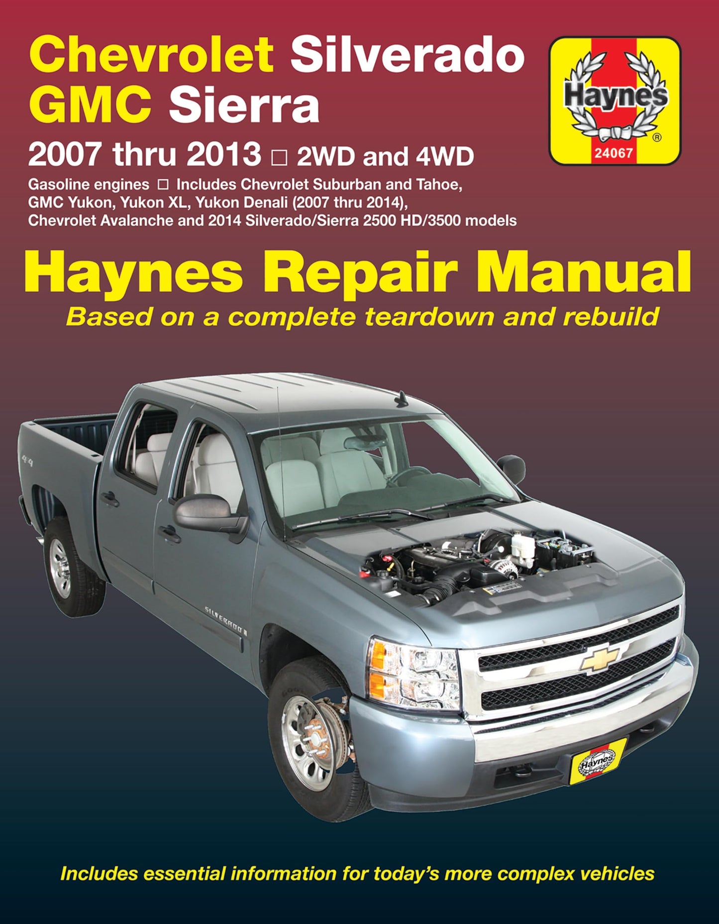 Chevrolet Silverado & GMC Sierra / Sierra Denali 1500 (07-13), 2500 HD & 3500 (07-14), Avalanche/Suburban/Tahoe/Yukon/XL/Denali (07-14) Haynes Repair Manual