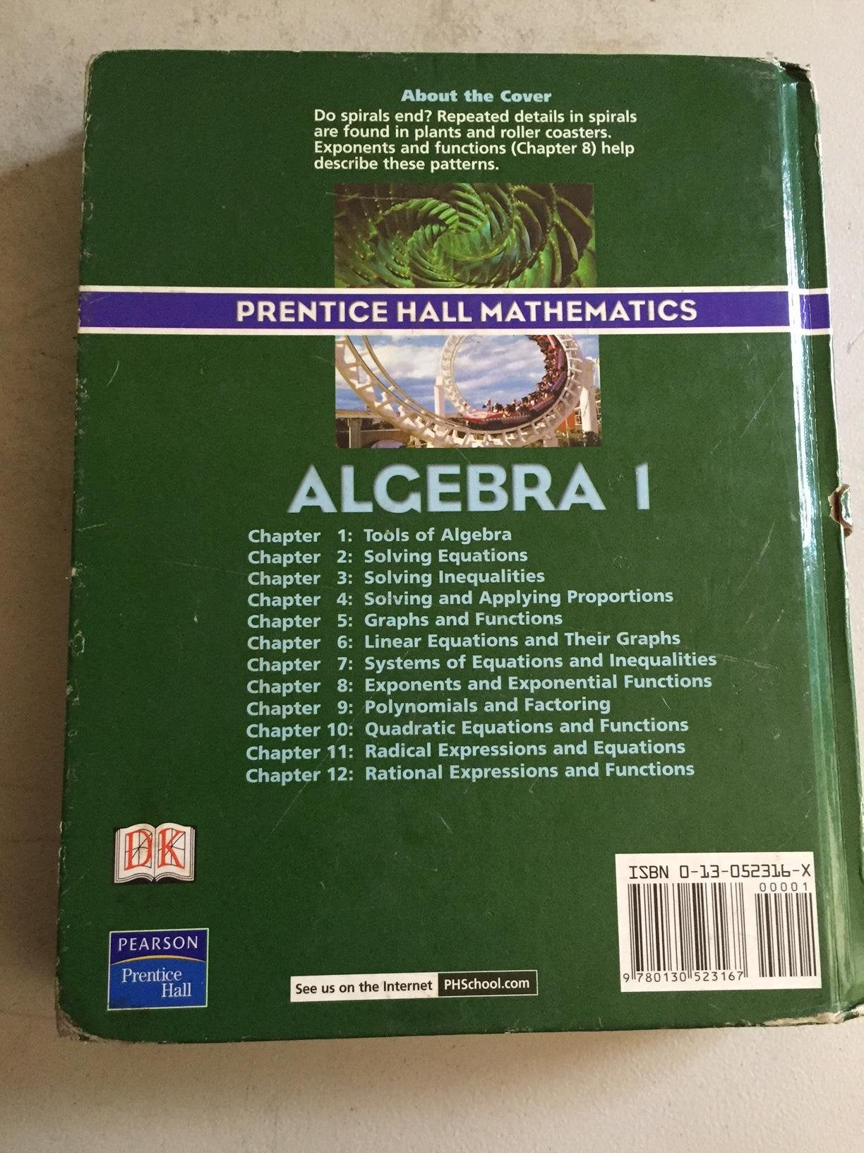 Algebra 1 (Prentice Hall Mathematics)