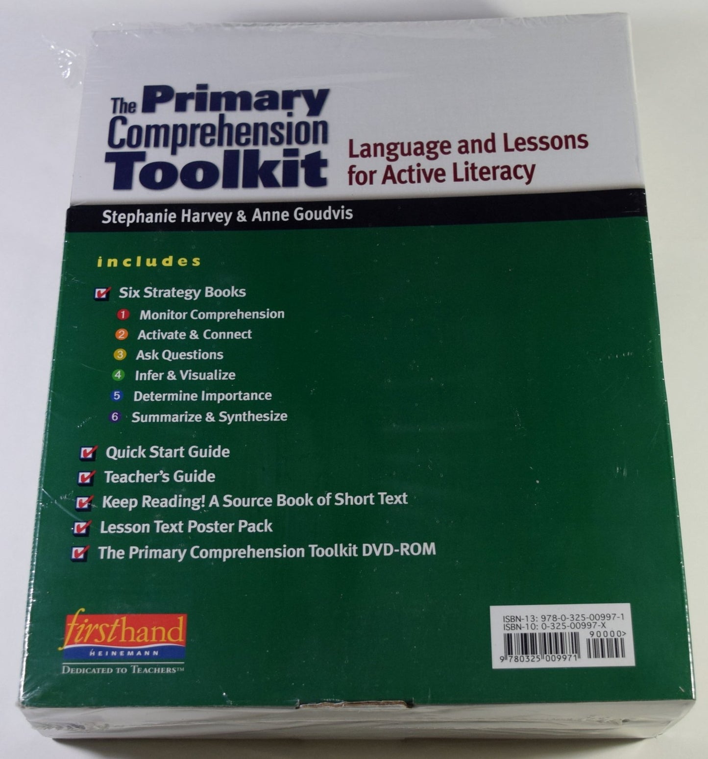 The Primary Comprehension Toolkit: Language and Lessons for Active Literacy, Grade K-2