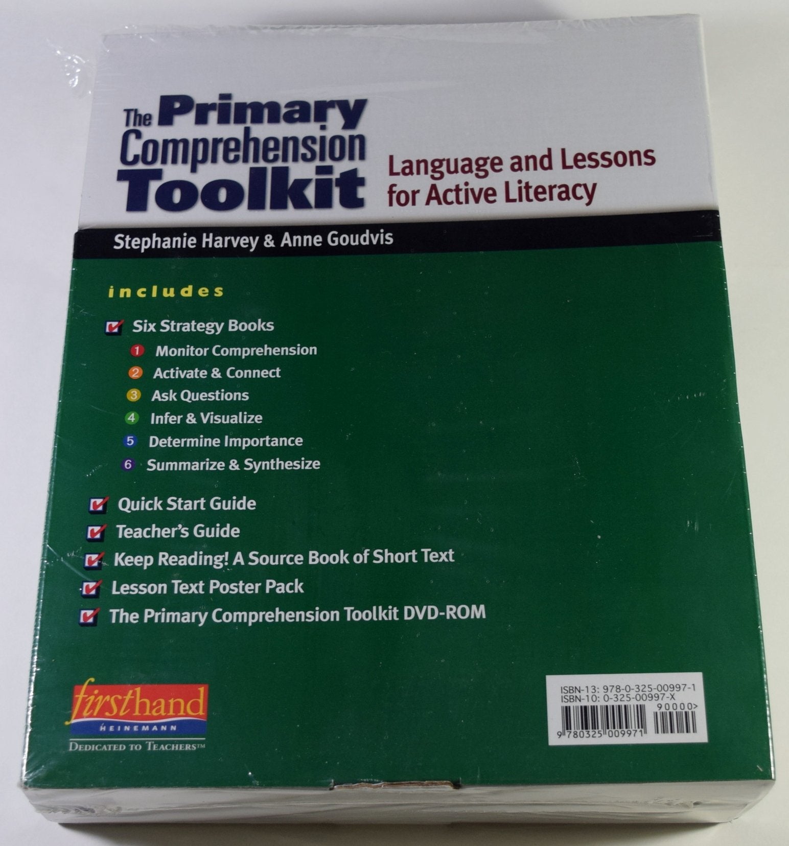 The Primary Comprehension Toolkit: Language and Lessons for Active Literacy, Grade K-2