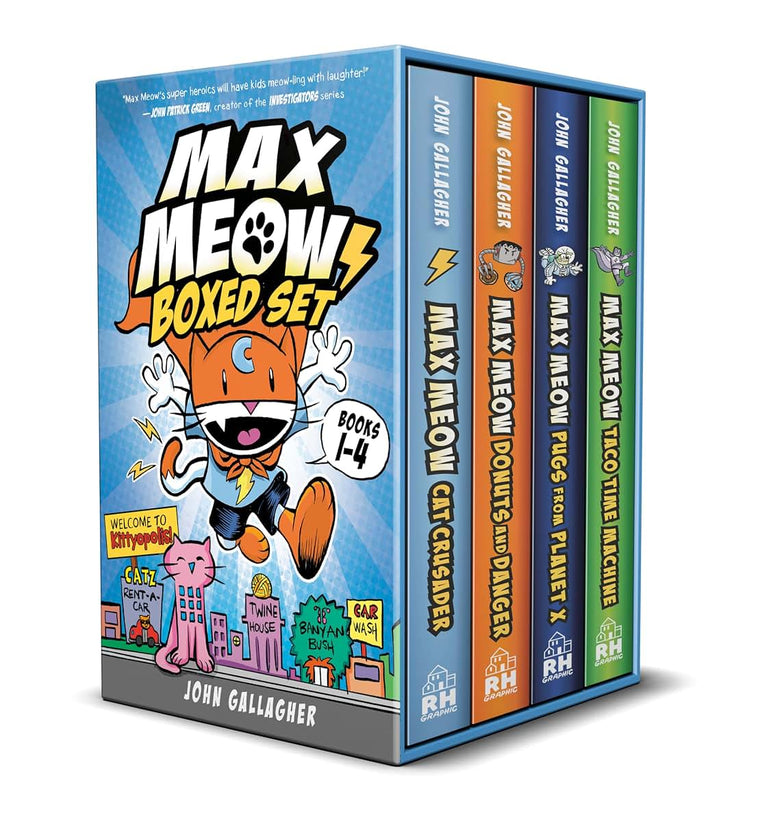Max Meow Boxed Set: Welcome to Kittyopolis (Books 1-4): (A G