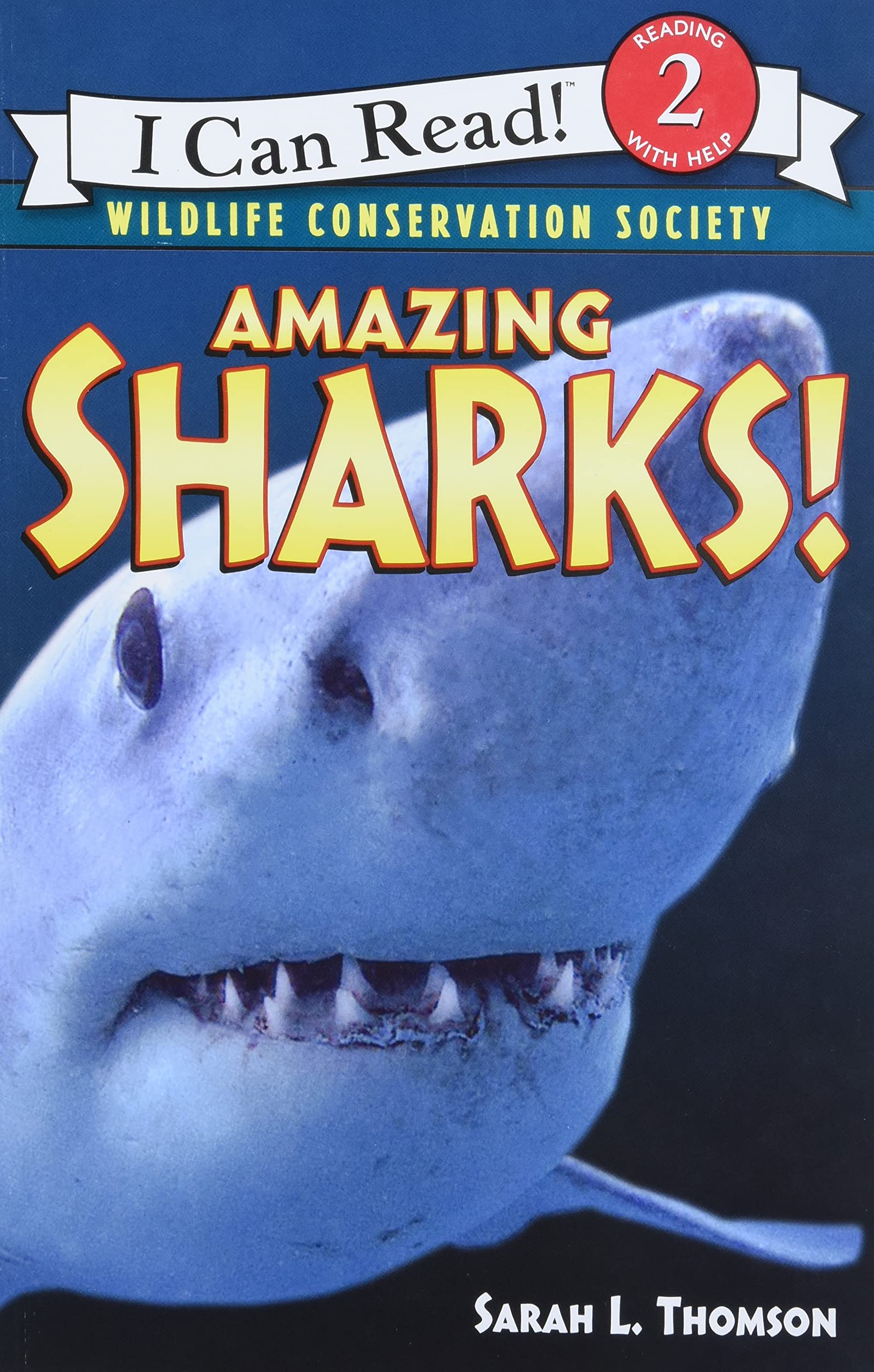 Amazing Sharks!: A Level 2 Science Reader About Ocean Wildlife for Kids (Ages 4-8) (I Can Read Level 2)